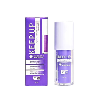 Purple V34 Brightening and Teeth Straightening Care Product squeezed tube Professional toothpaste