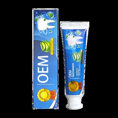 Factory Custom Transparent Aloe Vera Toothpaste with natural ingredients for effective plaque removal and fresh breath suitable for daily oral care routines
