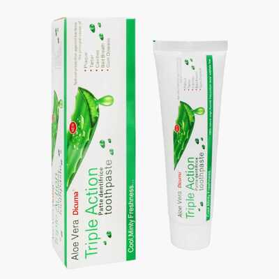 Factory Custom Natural Whitening Toothpaste Fresh Breath Mint Flavor Sensitive Teeth Formula 100g Dental Care Aloe Vera Toothpaste