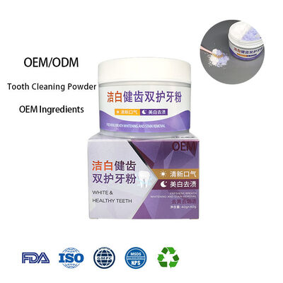 Home Use Tartar Lemon Mint Probiotic Pearl White Teeth Whitening Powder Natural Multi-Purpose Whitening Accessories