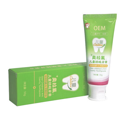 Children's Toothpaste 50g Sodium Olafluor Various Flavors Professional Toothpaste for Children to Prevent Tooth Decay